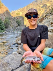 Fishing in Hume, California