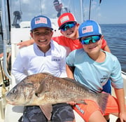 Black Drum fishing in Saint Bernard, Louisiana