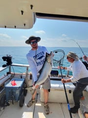 Fishing in St. Joseph, Michigan