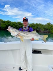Snook fishing in Marathon, Florida