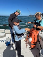 Fishing in San Francisco, California