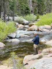 Fishing in Hume, California