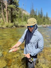 Fishing in Hume, California