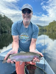 Fishing in Broken Bow, Oklahoma