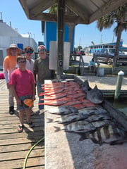 Fishing in Dauphin Island, Alabama