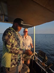 Fishing in Zavalla, Texas