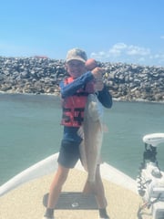 Fishing in Port O'Connor, Texas
