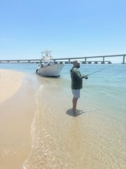 Fishing in Wanchese, North Carolina