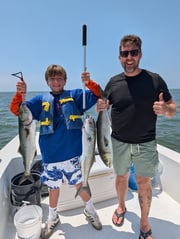 Fishing in Wanchese, North Carolina