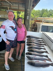 Fishing in Delacroix, Louisiana