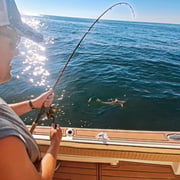 Fishing in Wanchese, North Carolina