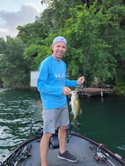 Fishing in Manor, Texas