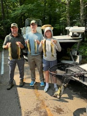 Fishing in Woodruff, Wisconsin