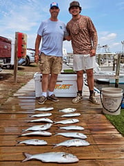 Fishing in Wanchese, North Carolina