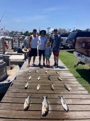 Fishing in Wanchese, North Carolina
