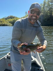 Fishing in Broken Bow, Oklahoma