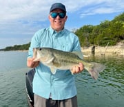 Largemouth Bass Fishing in Graford, Texas