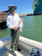 Fishing in Port Isabel, Texas