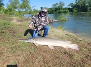 Fishing in Coldspring, Texas