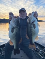 Fishing in Hidden Valley Lake, California