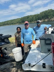 Fishing in Broken Bow, Oklahoma
