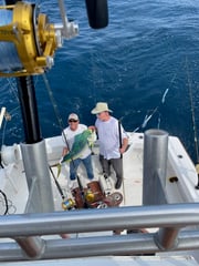 Fishing in Wanchese, North Carolina