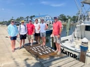 Fishing in Wanchese, North Carolina