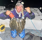 Flounder fishing in Port O'Connor, Texas