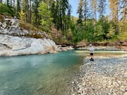 Fishing in Diablo, Washington
