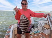 Fishing in Wanchese, North Carolina