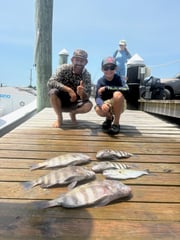 Fishing in Wanchese, North Carolina