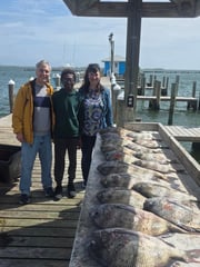 Fishing in Dauphin Island, Alabama