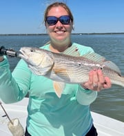 Redfish fishing in Mount Pleasant, South Carolina