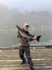 Fishing in Lincoln City, Oregon