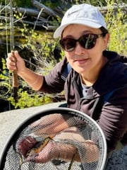 Fishing in Hume, California