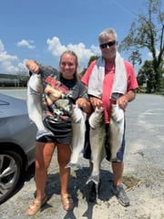 Fishing in Mount Gilead, North Carolina