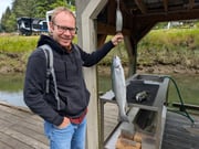 Fishing in Lincoln City, Oregon