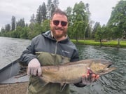 Fishing in Trail, Oregon