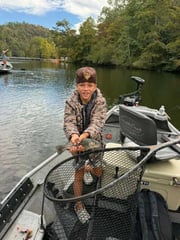 Fishing in Broken Bow, Oklahoma
