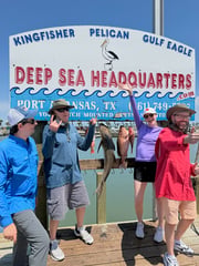 Fishing in Aransas Pass, Texas