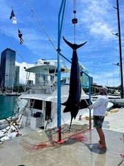 Fishing in Honolulu, Hawaii