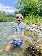 Fishing in Diablo, Washington