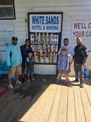 Fishing in Port Isabel, Texas