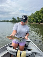 Fishing in Cotter, Arkansas