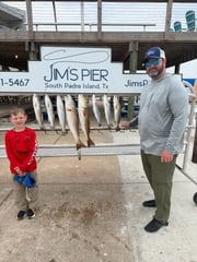 Fishing in Port Isabel, Texas