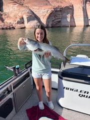 Fishing in Page, Arizona