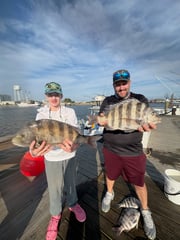 Fishing in Wanchese, North Carolina