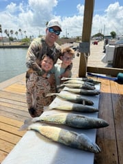 Fishing in Port Mansfield, Texas