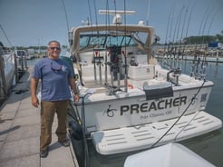 Fishing in Port Clinton