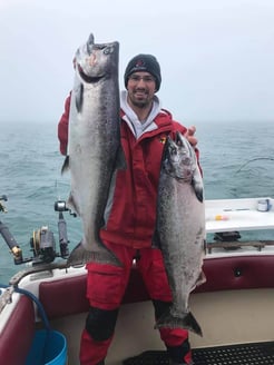 Fishing in Winthrop Harbor